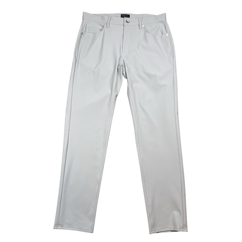 Proper Cloth Pants Men's 32x30 Grey Milano Light Performance Knit Golf Casual